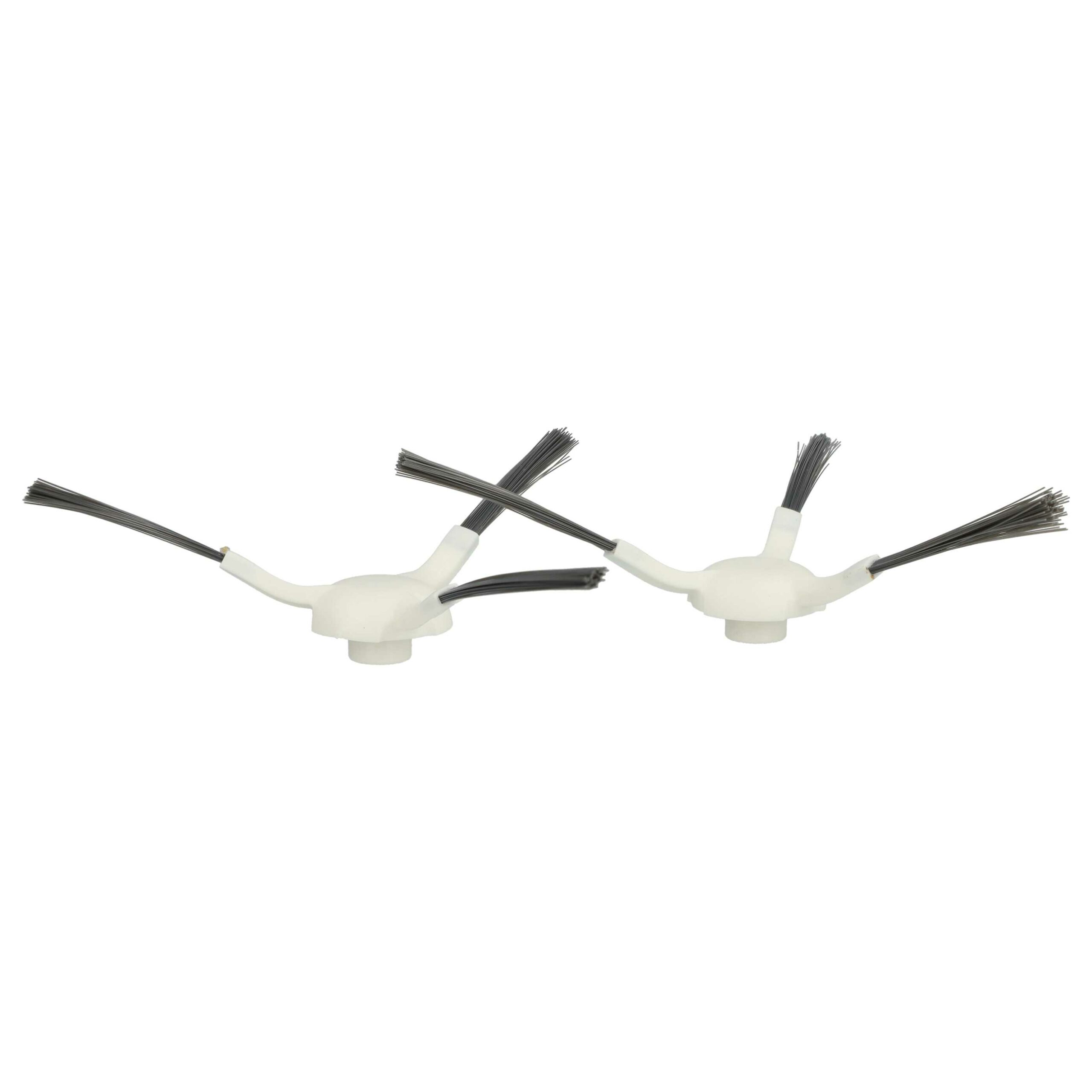 10x Escovas Laterais vhbw para Dreame, Xiaomi, Mova L10 Robot Vacuum Cleaner - 3 braços, branco/cinzento - Image 4