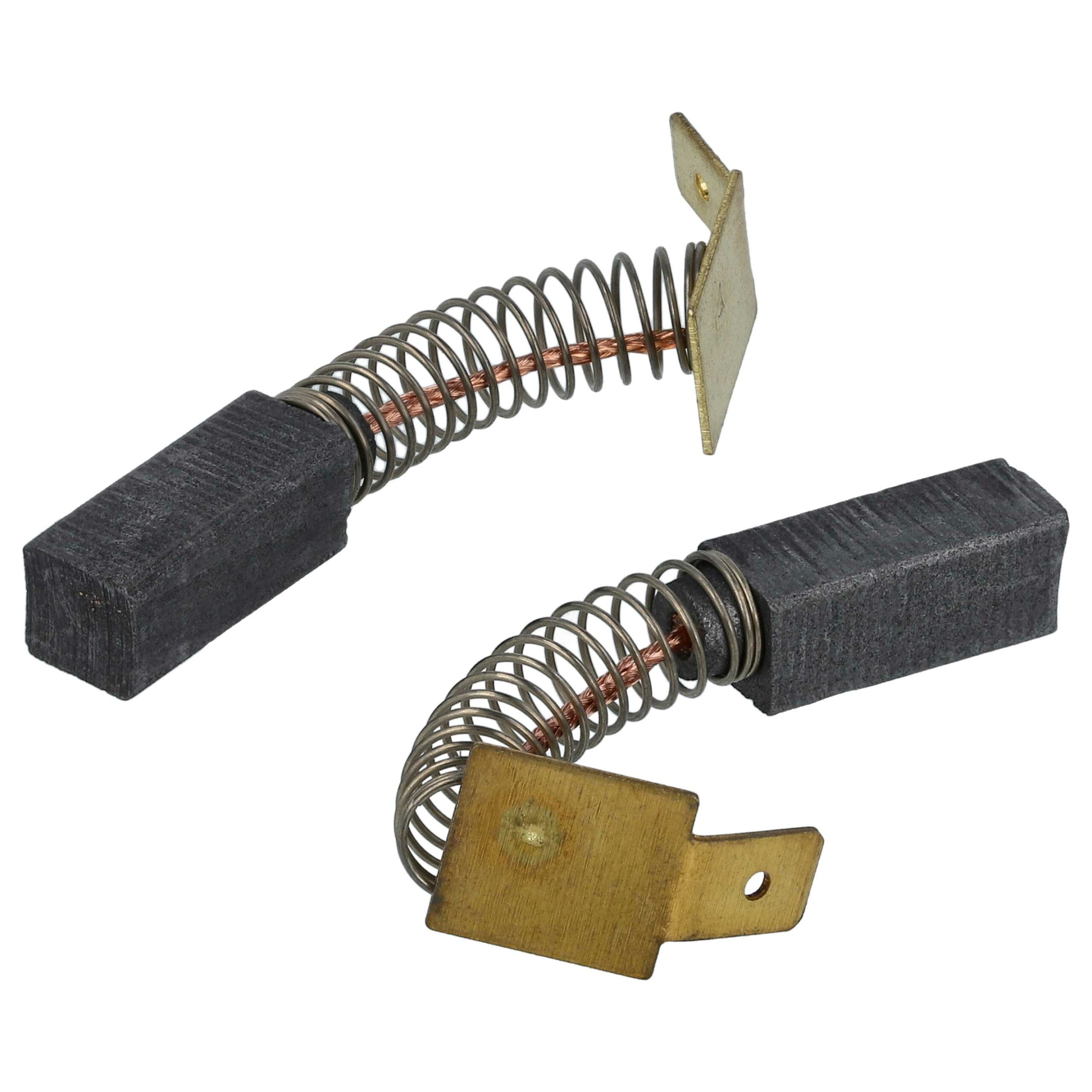 2x Escovas de Carvão Substituição Fein 30711081006 para Ferramentas Elétricas - 6.3 x 6.3 x 16 mm