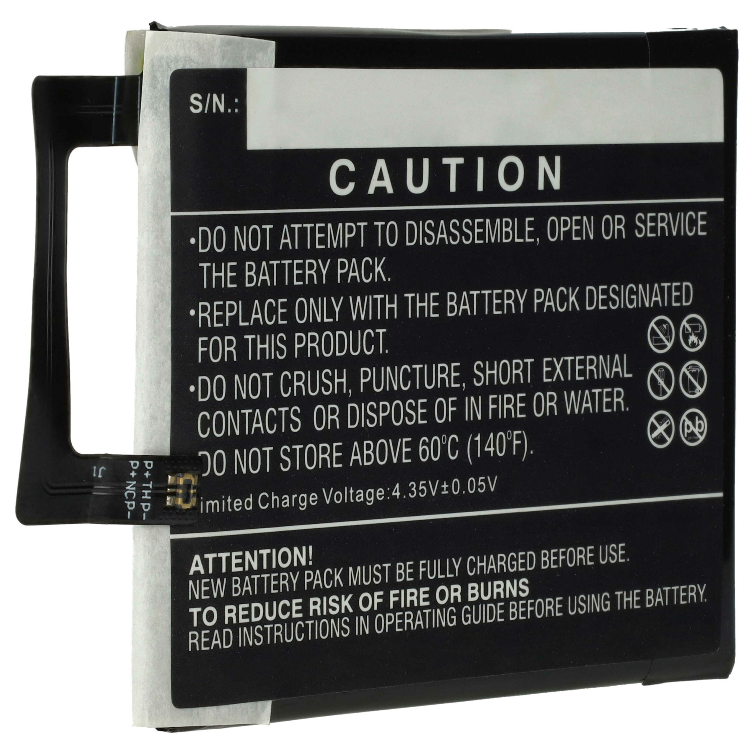 Bateria vhbw para CAT Caterpillar APP00317 - 4000 mAh 3.8 V Li-polymer - Image 4