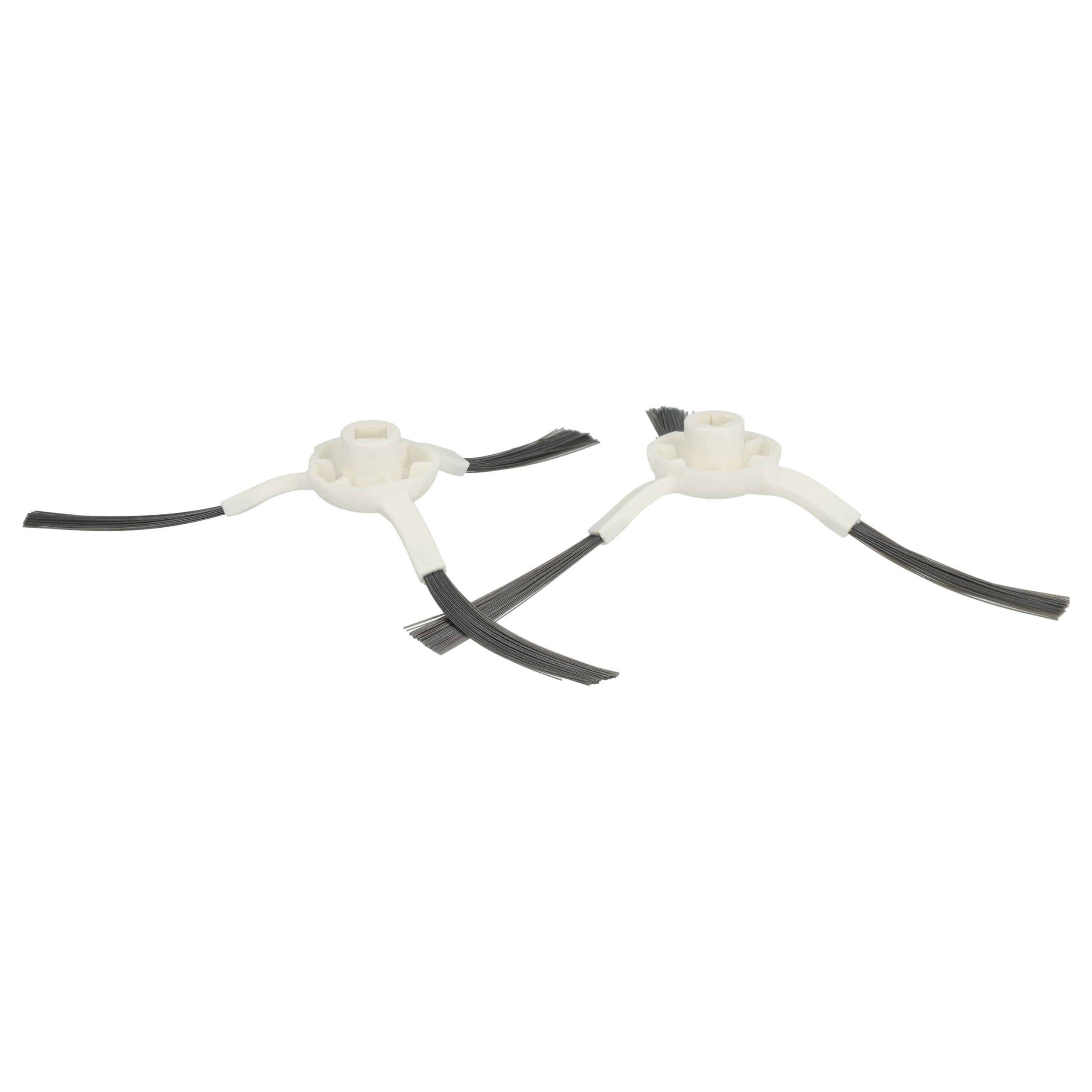 2x Escovas Laterais para Aspirador Robô Dreame, Xiaomi, Mova L10 - 3 Braços, Branco/Cinzento - Image 3
