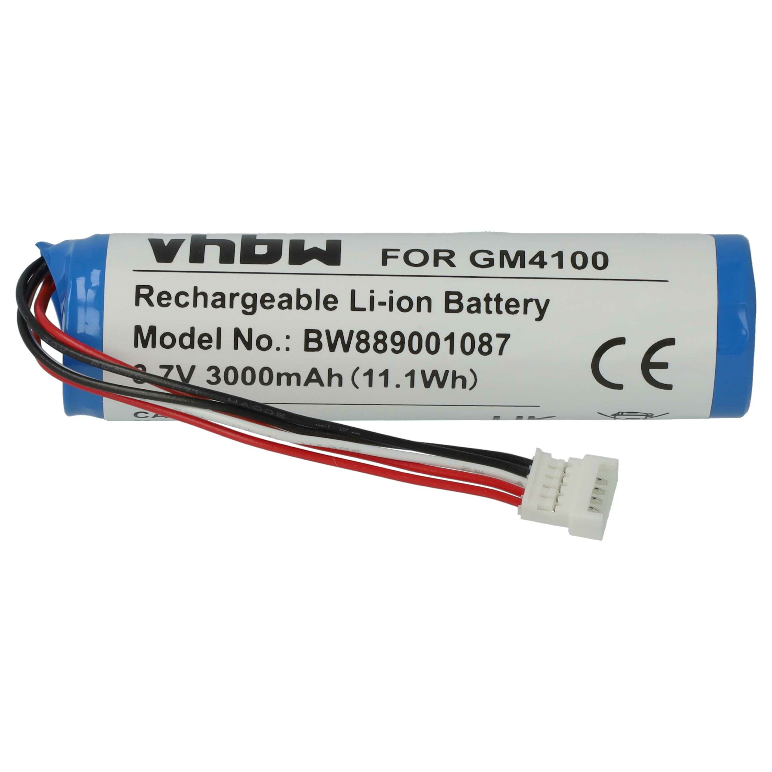 Pack 5x Baterias vhbw para Datalogic 128000894, BT-8, RBP-4000 - Leitores de Código de Barras - 3000 mAh 3.7V - Image 3