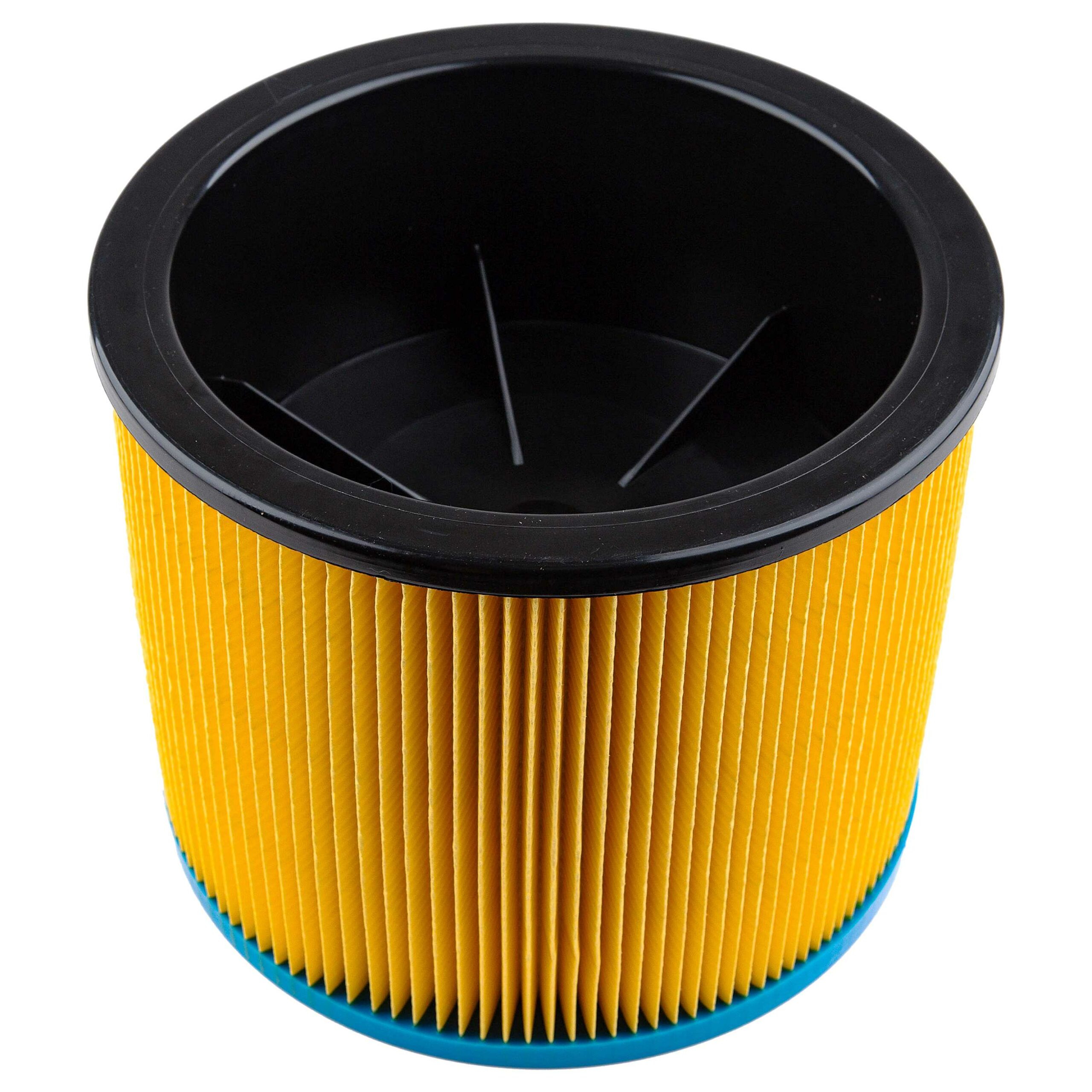 4x Filtro Cartucho Compatível com Starmix 413471, FP 7200 para Aspiradores Starmix, Azul/Amarelo vhbw - Image 2