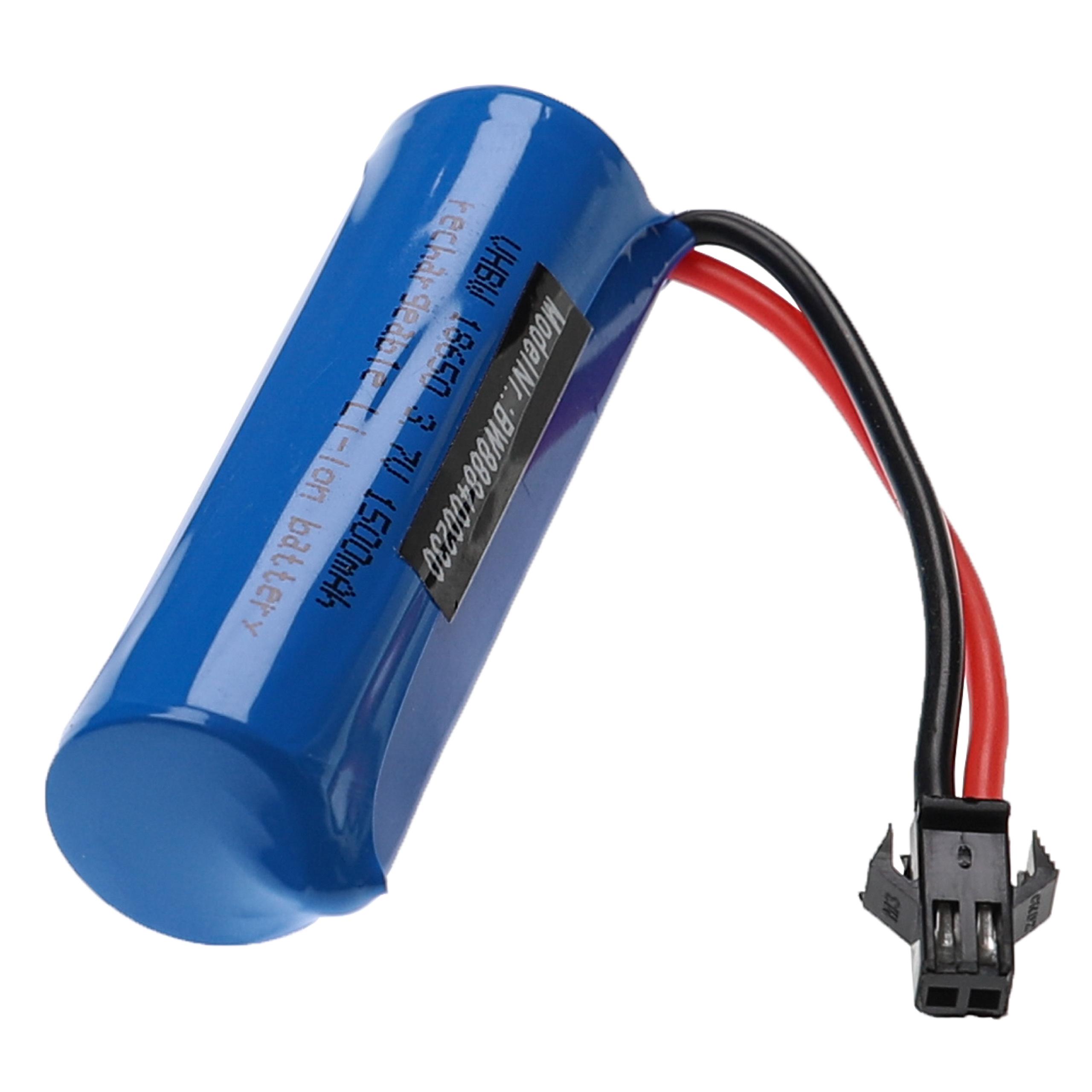 Bateria para Modelos de Radiocontrolo vhbw - 1500 mAh 3.7 V Li-Ion, Conector SM - Image 3