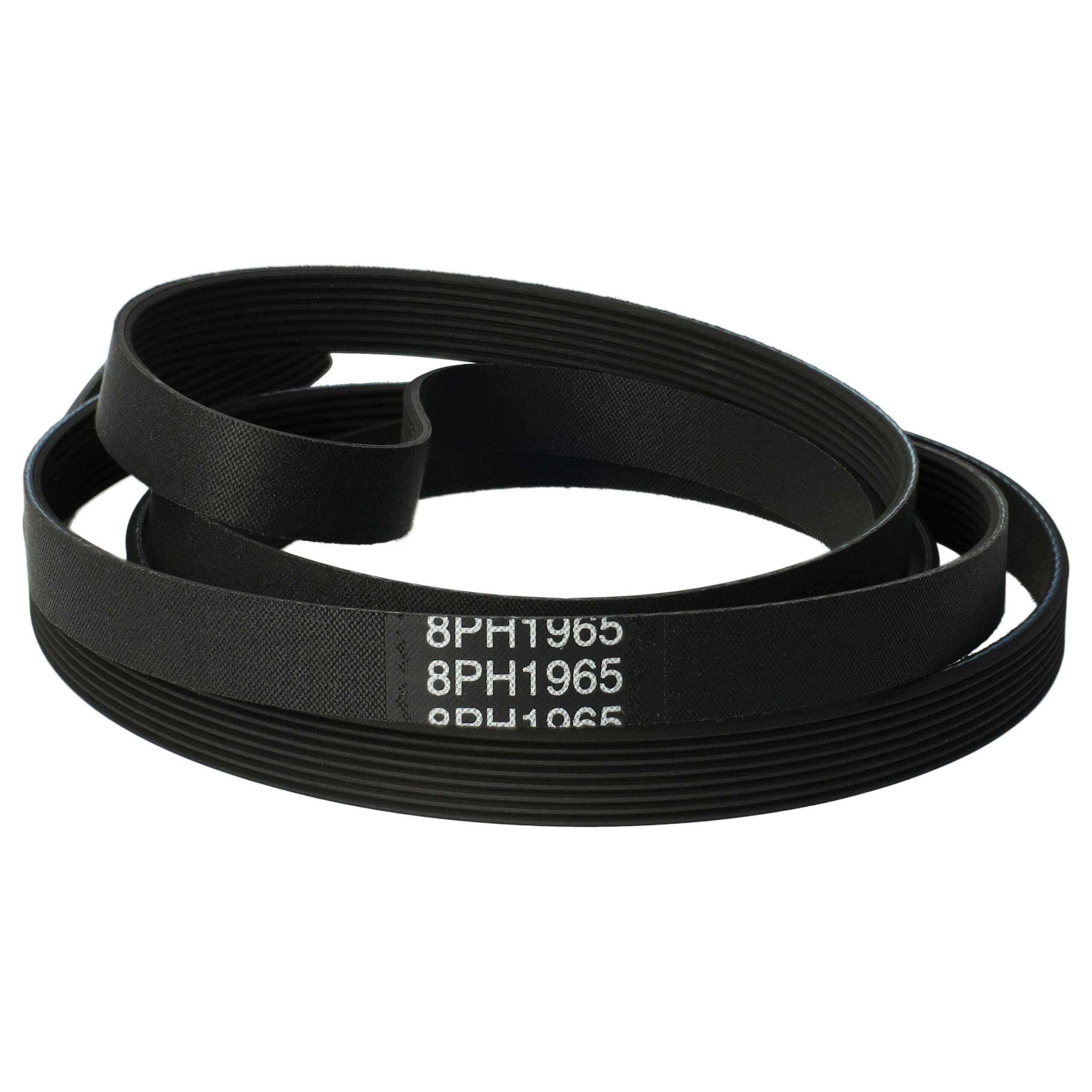 Correia de Transmissão vhbw compatível com Bosch 497212, 657917, 647715, 644246 - Máquinas de Secar Roupa - 13,5cm