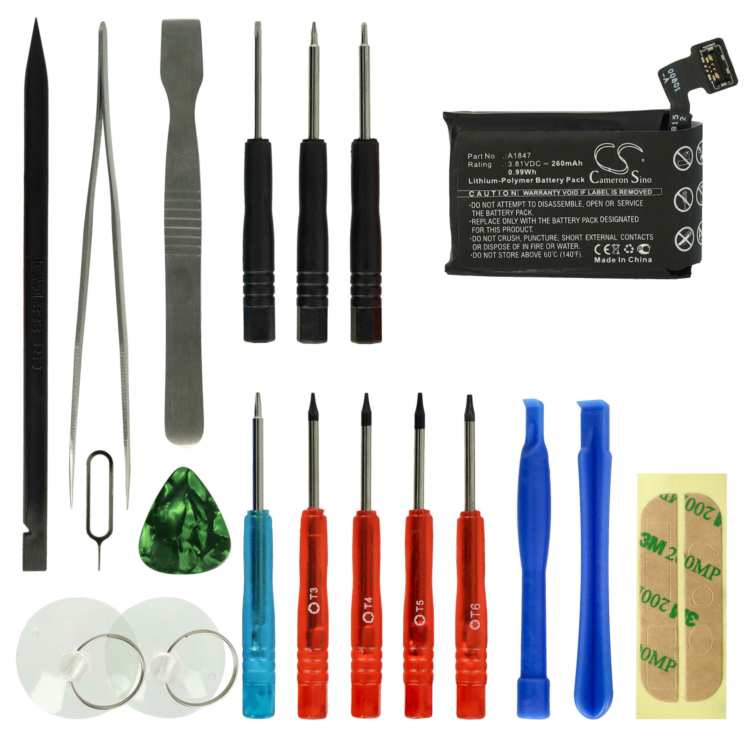 Bateria para Apple Smartwatch A1847 - 260 mAh 3.81 V Li-polymer + Ferramentas - Image 2