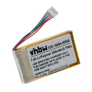 Bateria vhbw para Impressoras HP - Substitui 1AS84-60006 - 500 mAh 7.4 V Li-Ion