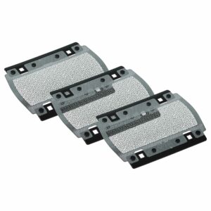 3 lâminas de corte para Braun 614, 615 - vhbw - preto/prateado