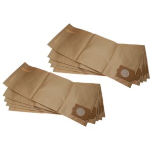 10x Sacos para Aspirador que substituem Bosch 2605411062, 3165140073622 - Papel vhbw
