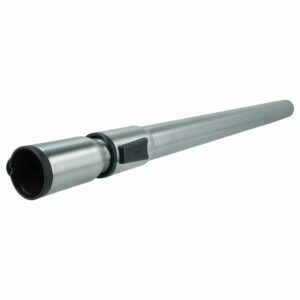Tubo telescópico para aspirador Miele S8360, S360, S380 - 60-100cm - alumínio preto/prata vhbw