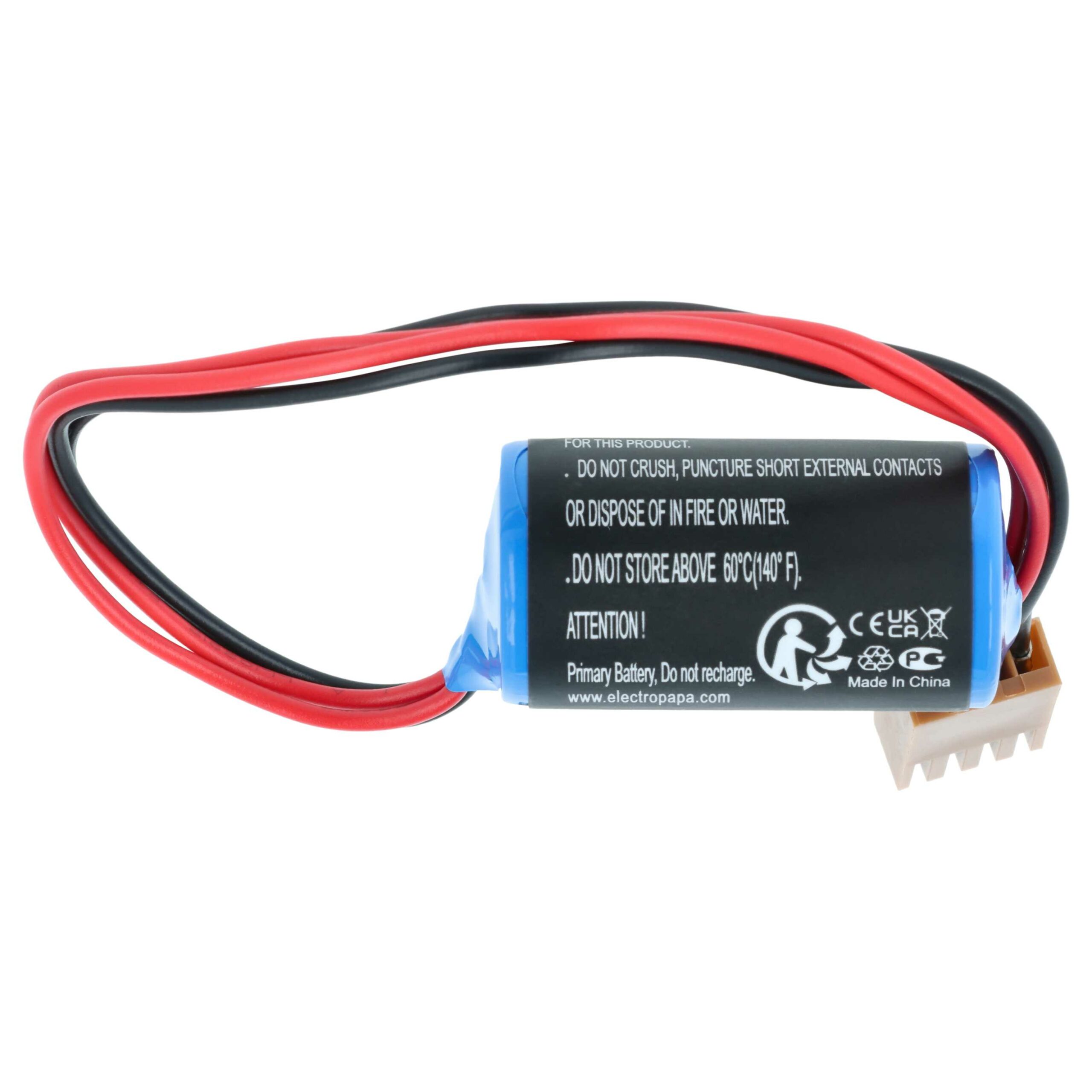 Bateria para Controlador CNC Omron C500-BAT08 / 3G2A9-BAT08 - 1700 mAh 3.6 V Li-SOCl2 (Pack 5) - Image 4