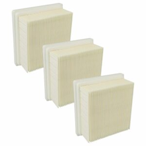 3x Filtro Plissado Plano para Aspirador Flex FE VC 6 M / Starmix - vhbw