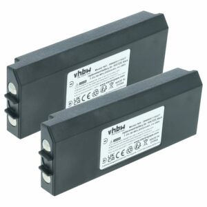 2x Bateria para Telecomando Hiab Olsberg XS Drive - 2000 mAh vhbw