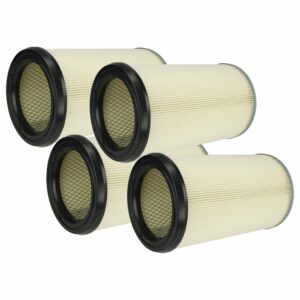 4x Filtro de Cartucho vhbw para Aspirador Kärcher 5.731-007.0