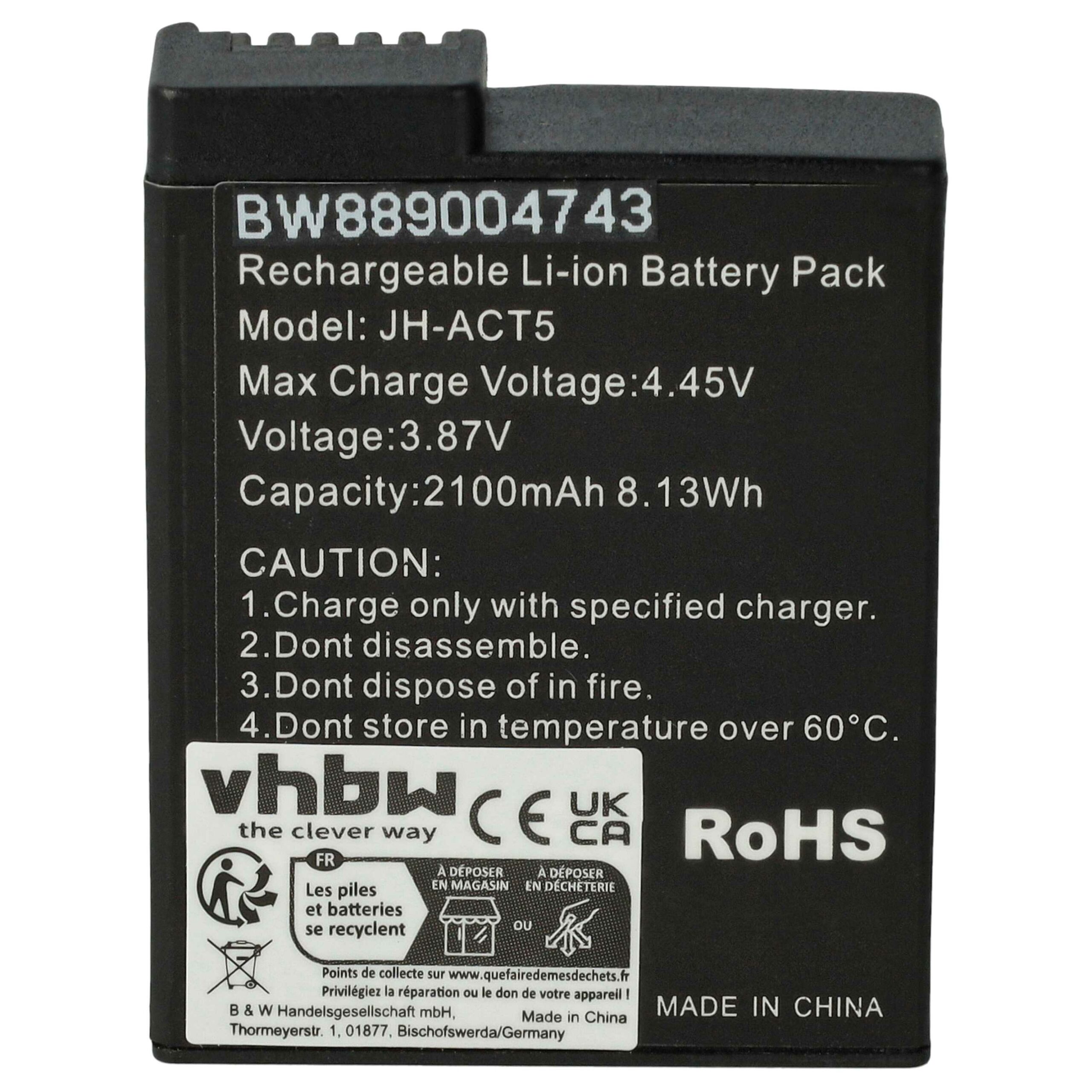 Bateria vhbw compatível DJI BCX204-1950-3.87 - 2100mAh, 3.8V, Li-Ion (Pack de 2) - Image 4