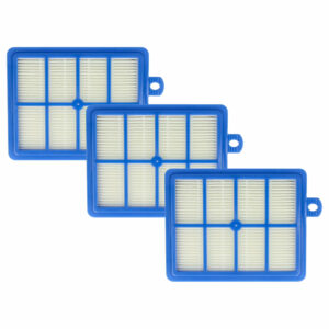 Conjunto de 3 Filtros de Escape para Aspirador Philips (substitui AEF13W, H13, AEF 13 W) - vhbw