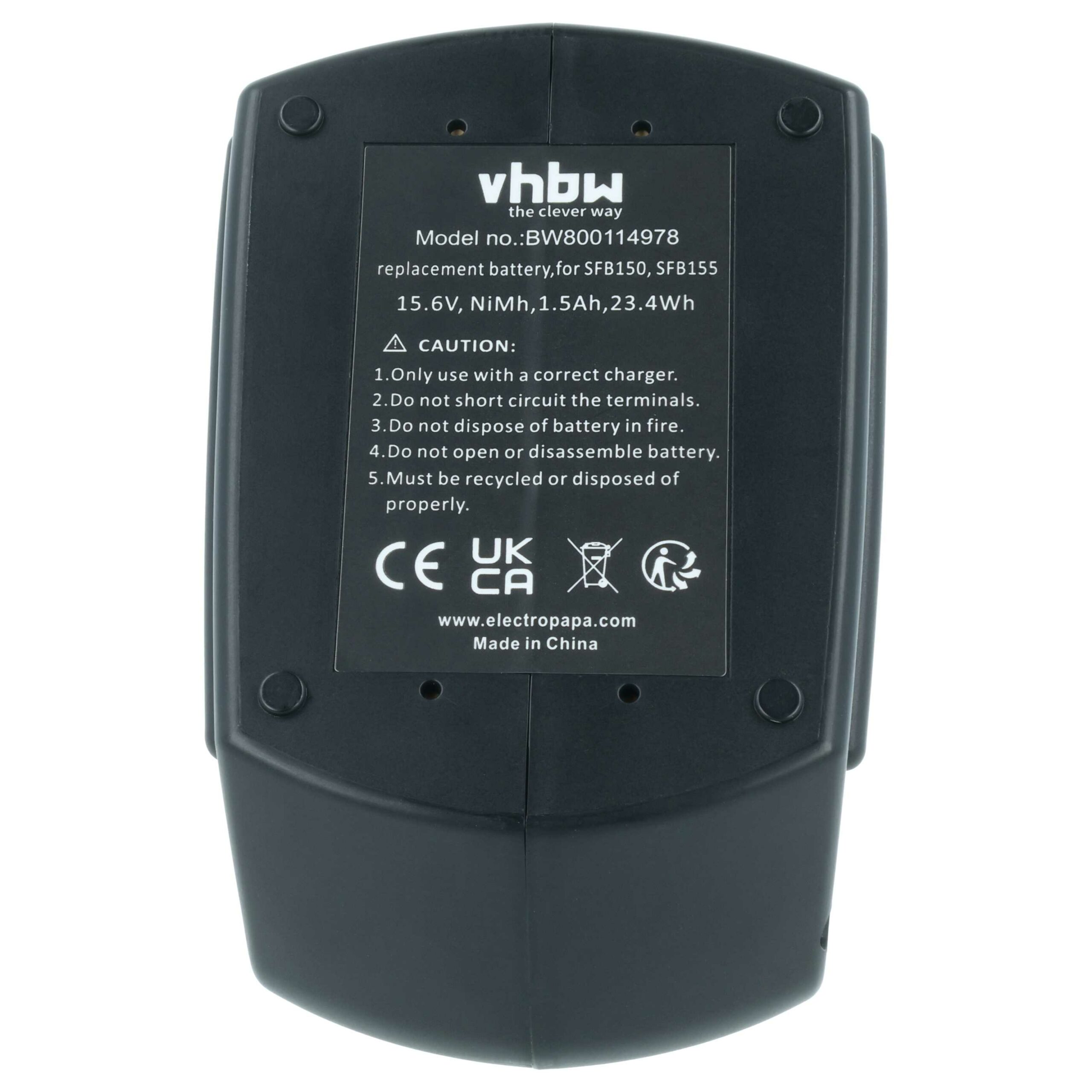 3x Bateria compatível Hilti SFB150, SFB155, SFB150A, SFB151 - 1500 mAh, 15.6 V, NiMH - Image 3