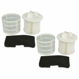 Jogo de 2 Filtros de Substituição vhbw para Hoover U66 / 35601328 - Conjunto Completo para Aspiradores Hoover