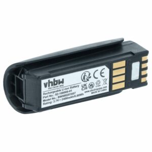 Bateria vhbw para leitor de códigos de barras Symbol / Motorola / Zebra (2400 mAh, 3.7 V)