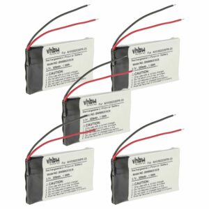 Pack de 5 baterias vhbw para Jabra Speak 510 – 320 mAh, 3,7 V
