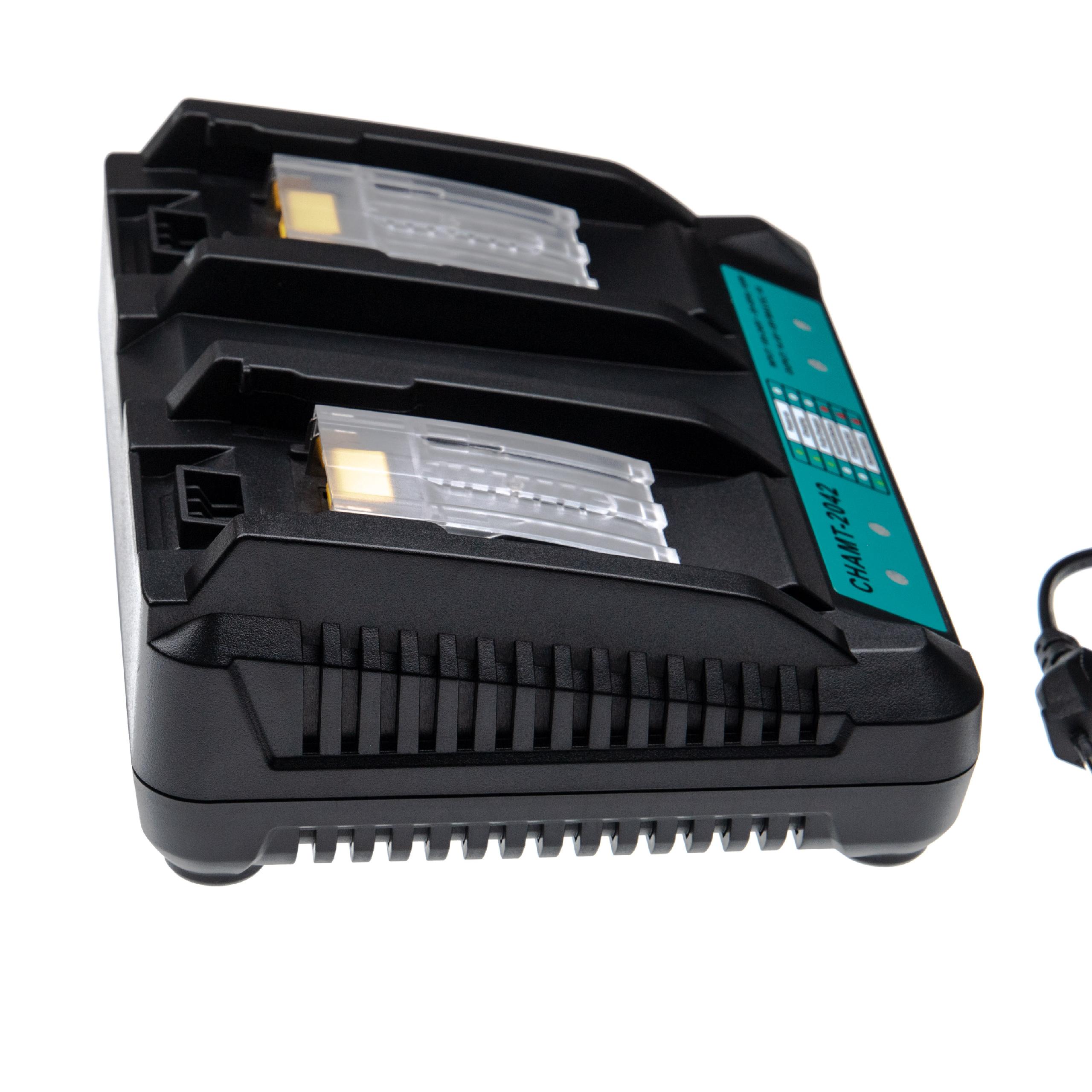 Carregador Duplo vhbw para Baterias de Ferramentas Makita DC18RD - 14.4V / 18V, 4.0A - Image 3