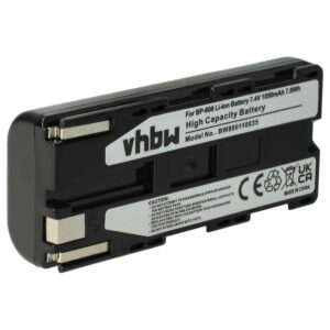 Bateria vhbw para câmara Canon BP-608, BP-608A - 1050 mAh 7.4 V Li-Ion