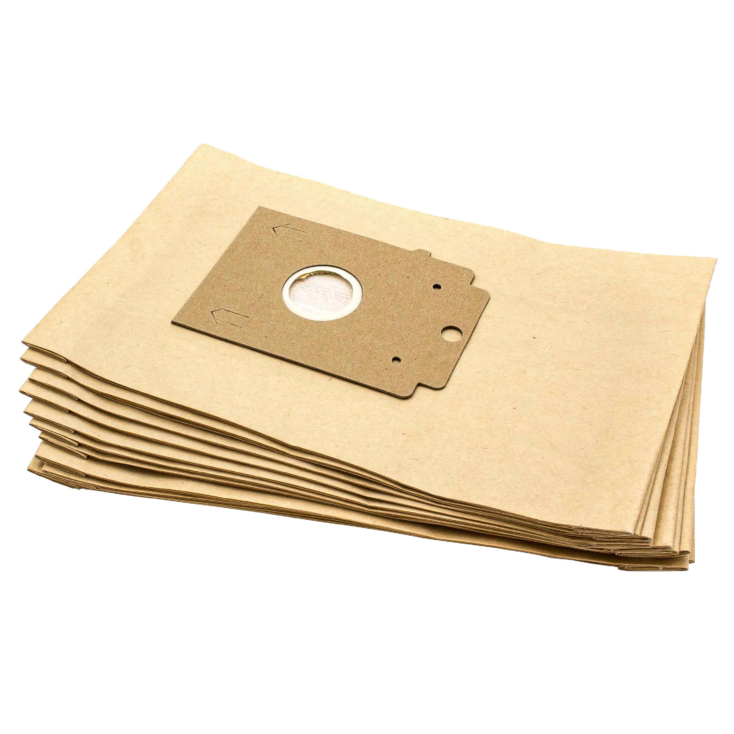 10x Saco para Aspirador vhbw compatível com Bosch tamanho K - papel