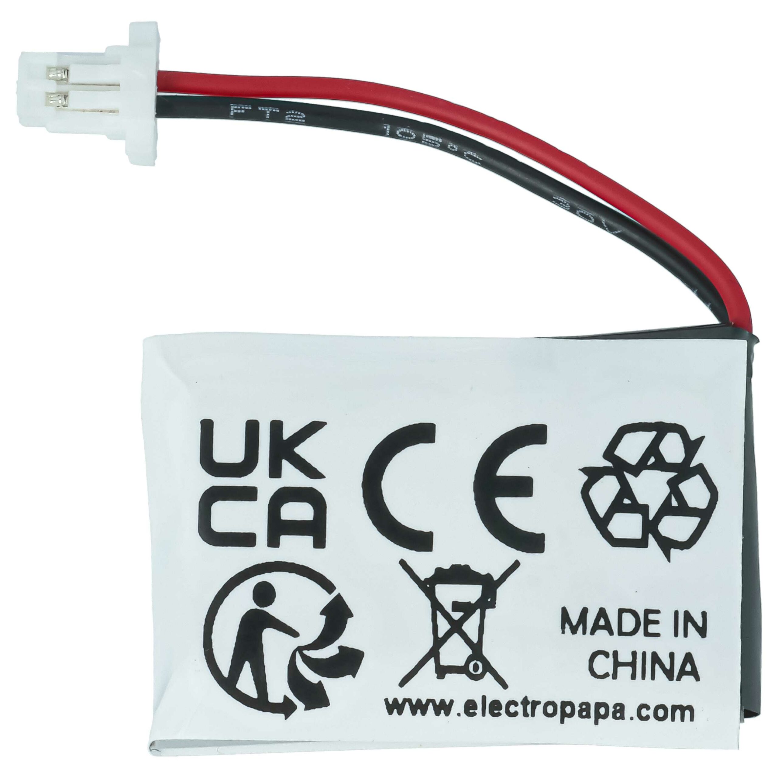 Bateria Li-polímero de 110 mAh para auscultadores sem fios Plantronics C053, C054, C565, CS530 e CS540 - Image 4