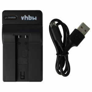 Carregador USB-C com Cabo para Câmara Pentax, Konica Minolta, Samsung e Sanyo vhbw