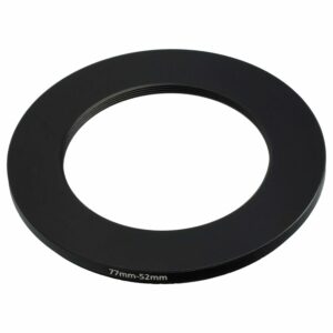 Adaptador de Rosca Step-Down vhbw de 77 mm para 52 mm para Lentes de Câmara