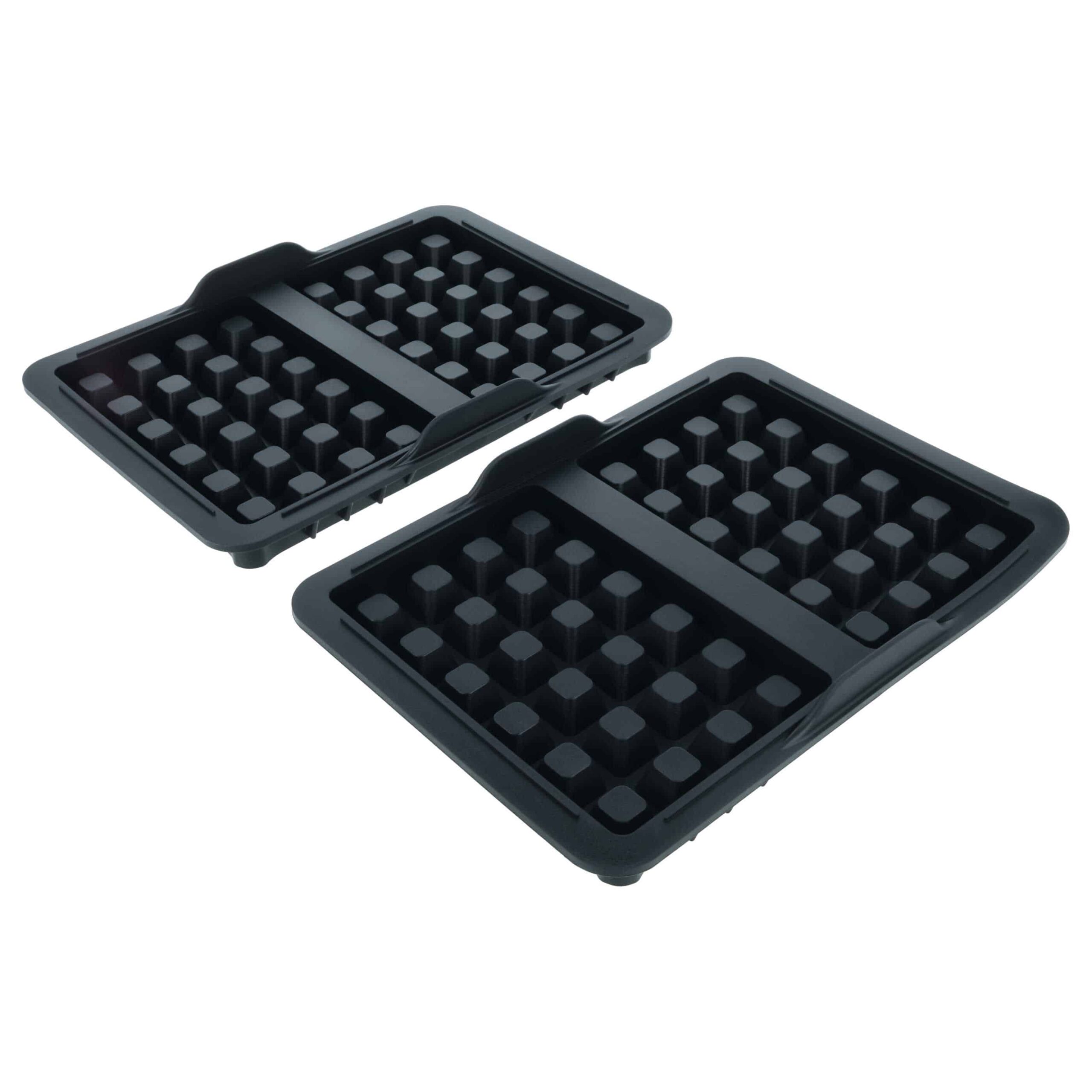 2x Molde de Waffles vhbw para Ninja AirFryer AF400EU, AF451EU, AF500EU - Silicone - Image 2