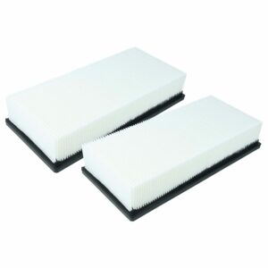 2x Filtro de Pregas Planas para Kärcher CVS 65/1 Bp, IVC, NT - vhbw