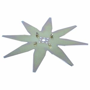 Lâmina de Substituição vhbw para Corta-Relvas Zucchetti LIZARD e Tech Line - Aço, Cinzento, 25 cm