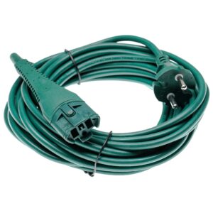 Cabo de Alimentação vhbw para Aspirador Vorwerk Kobold 130, 131 - 10 m
