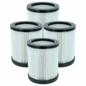 4x Filtro vhbw para Aspirador Parkside PNTS 1400, PWD12, PWD20, PWD25, PWD30