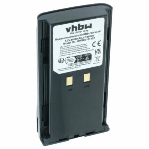 Bateria de rádio vhbw para Kenwood KNB-52N, KNB-22N, KNB-21N - 1800 mAh 7.2 V NiMH