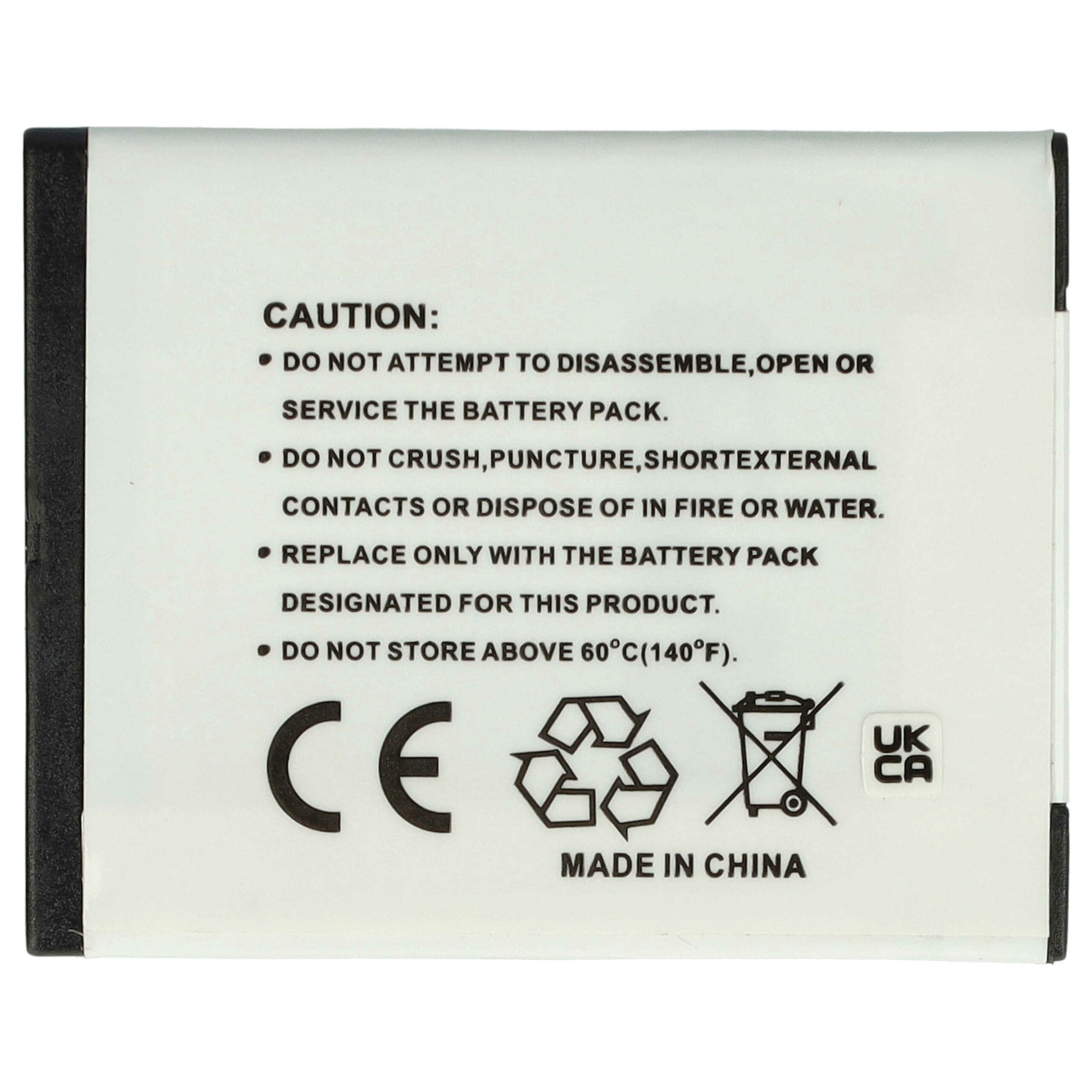 Bateria vhbw substitui Olympus Li-70B - 500mAh, 3.7V, Li-Ion - Image 4