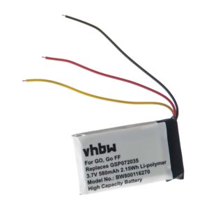 Bateria vhbw para coluna JBL GO / GO BLK / GO FF - 580 mAh