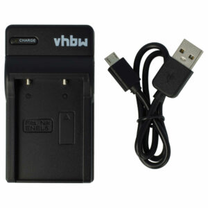 Carregador USB-C vhbw + Cabo para Nikon, Klicktel Coolpix - 0.5 A