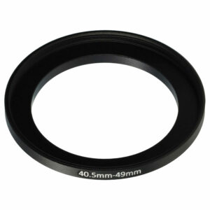 Adaptador Anel Step-Up vhbw de 40.5 mm para 49 mm para Lentes de Câmara