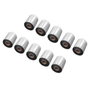 10x Fita de Transferência Térmica vhbw para Godex, Printronix, TSC - 80 mm x 300 m, Cera-Resina
