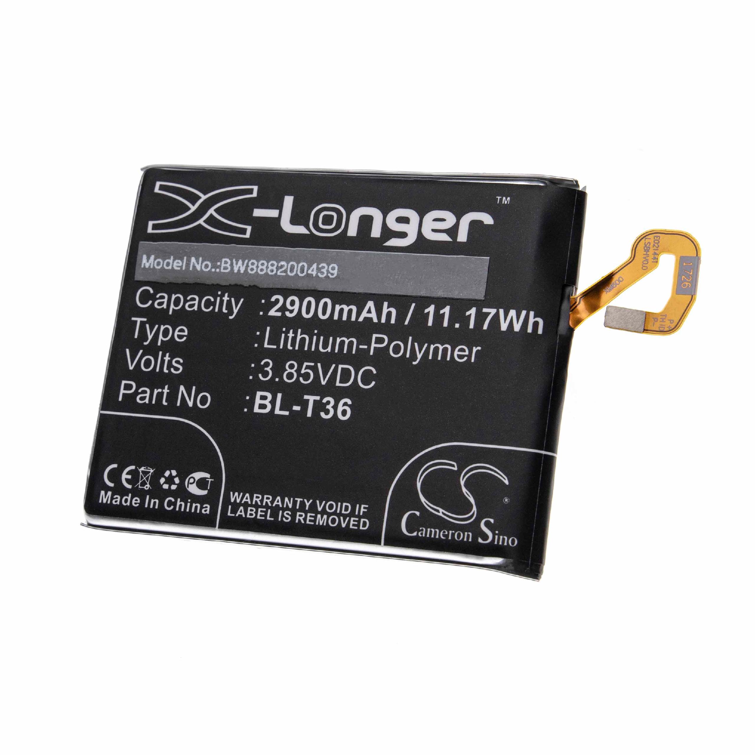 Bateria para Telemóvel vhbw substitui LG BL-T36 - 2900 mAh 3.85 V Li-polímero - Image 2
