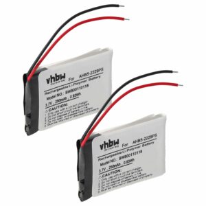 Bateria vhbw para Auscultadores sem Fios Jabra Pro 900 / 920 / 930 - 250 mAh 3.7 V (2x)