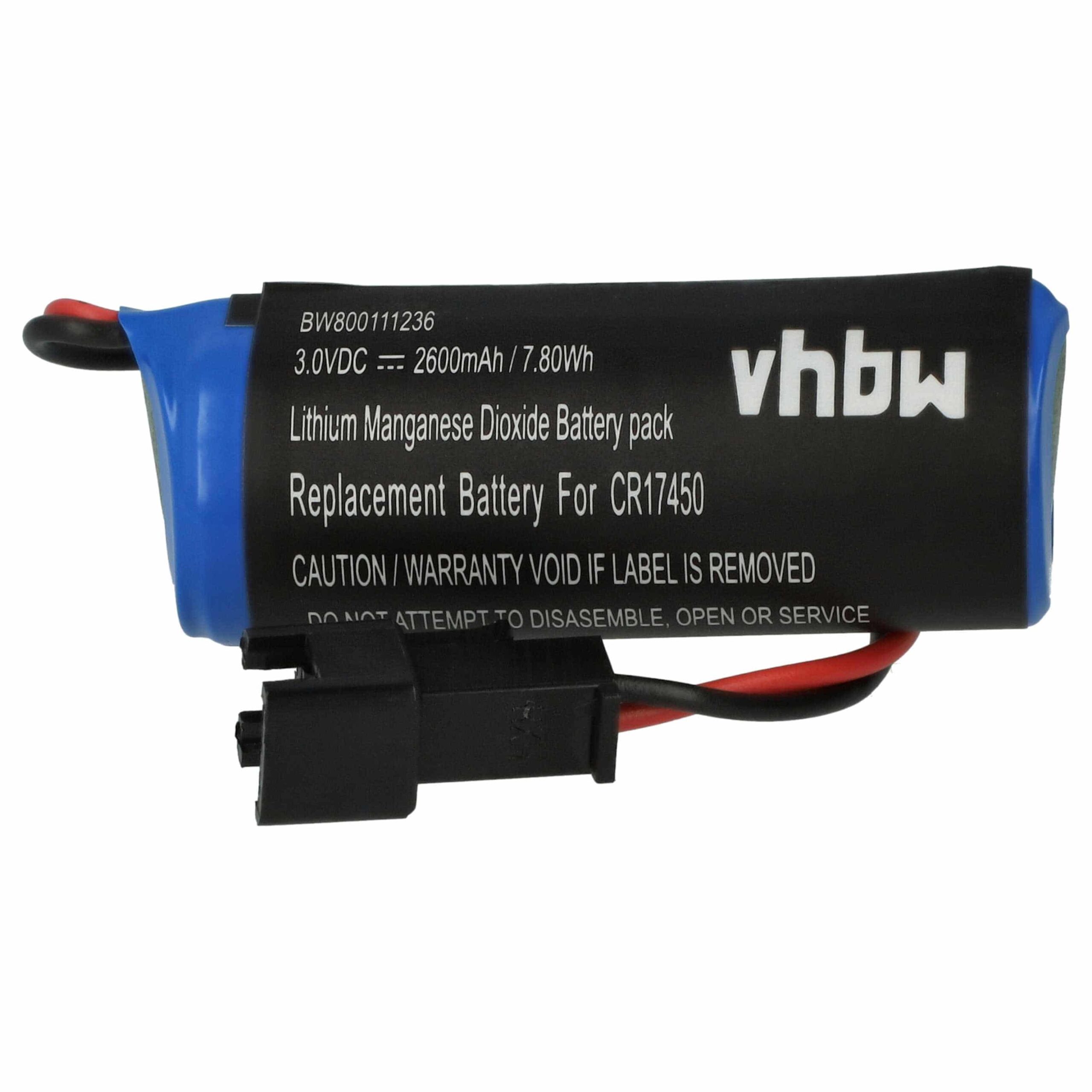Bateria vhbw para Controlador CNC (2600 mAh, 3 V, Li-Ion) - Image 3