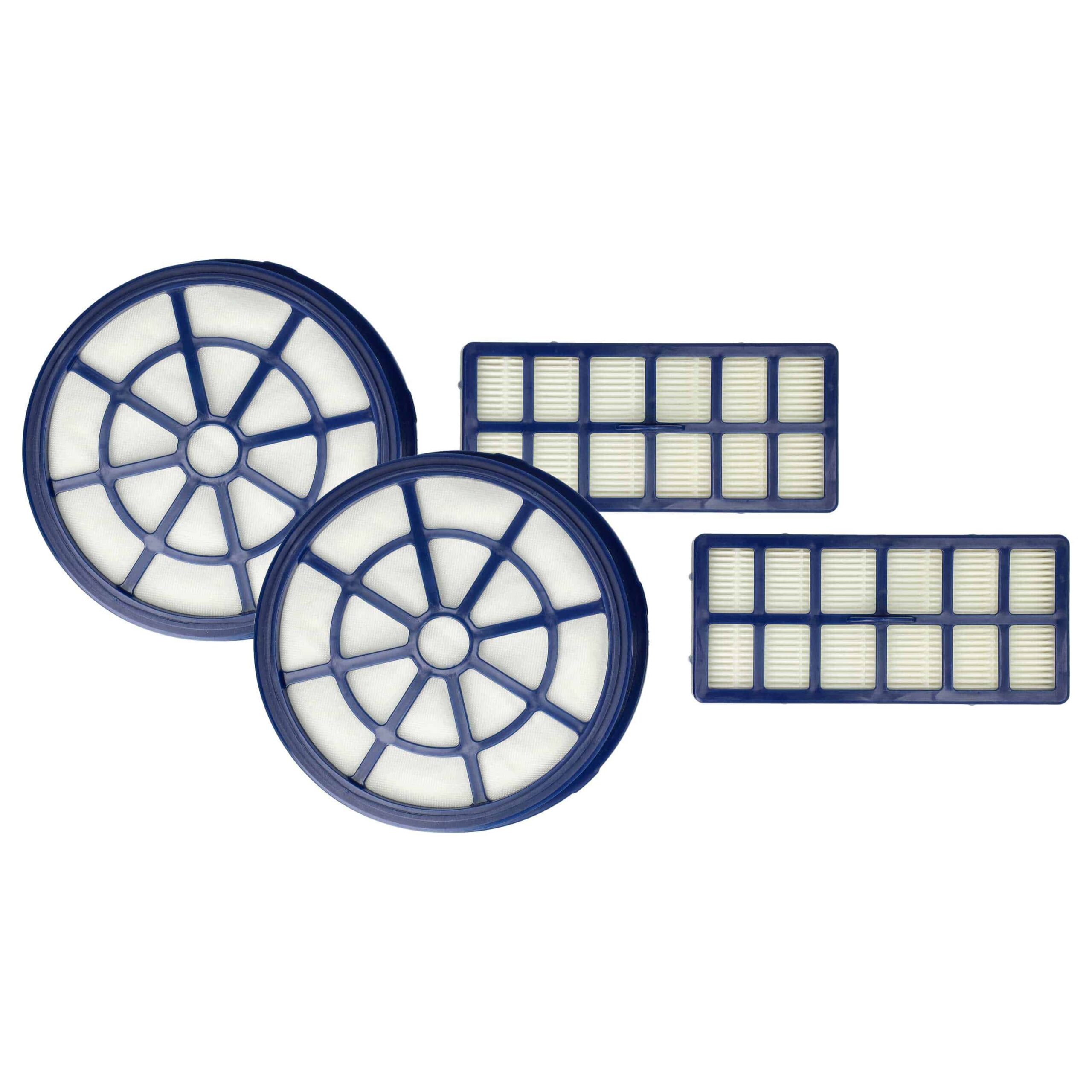 Conjunto de 2x Filtros vhbw para Aspirador Hoover U81, 35601724