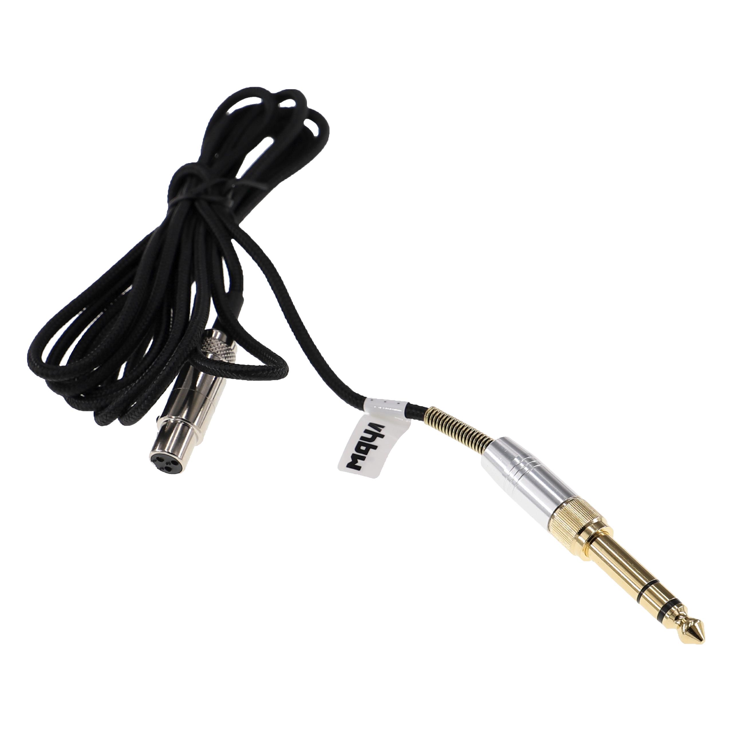 Cabo de Áudio vhbw para Auscultadores AKG e Pioneer HDJ-2000, 200 cm - Image 2