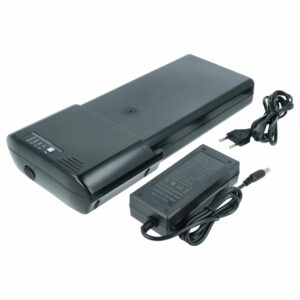 Bateria para Bicicleta Elétrica EXTENSILO 24V 14Ah Li-Ion para Kalkhoff, Raleigh, Ansmann com Carregador