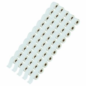 50x Rolos de Etiquetas vhbw para Dymo 99014 - 54 mm x 101 mm