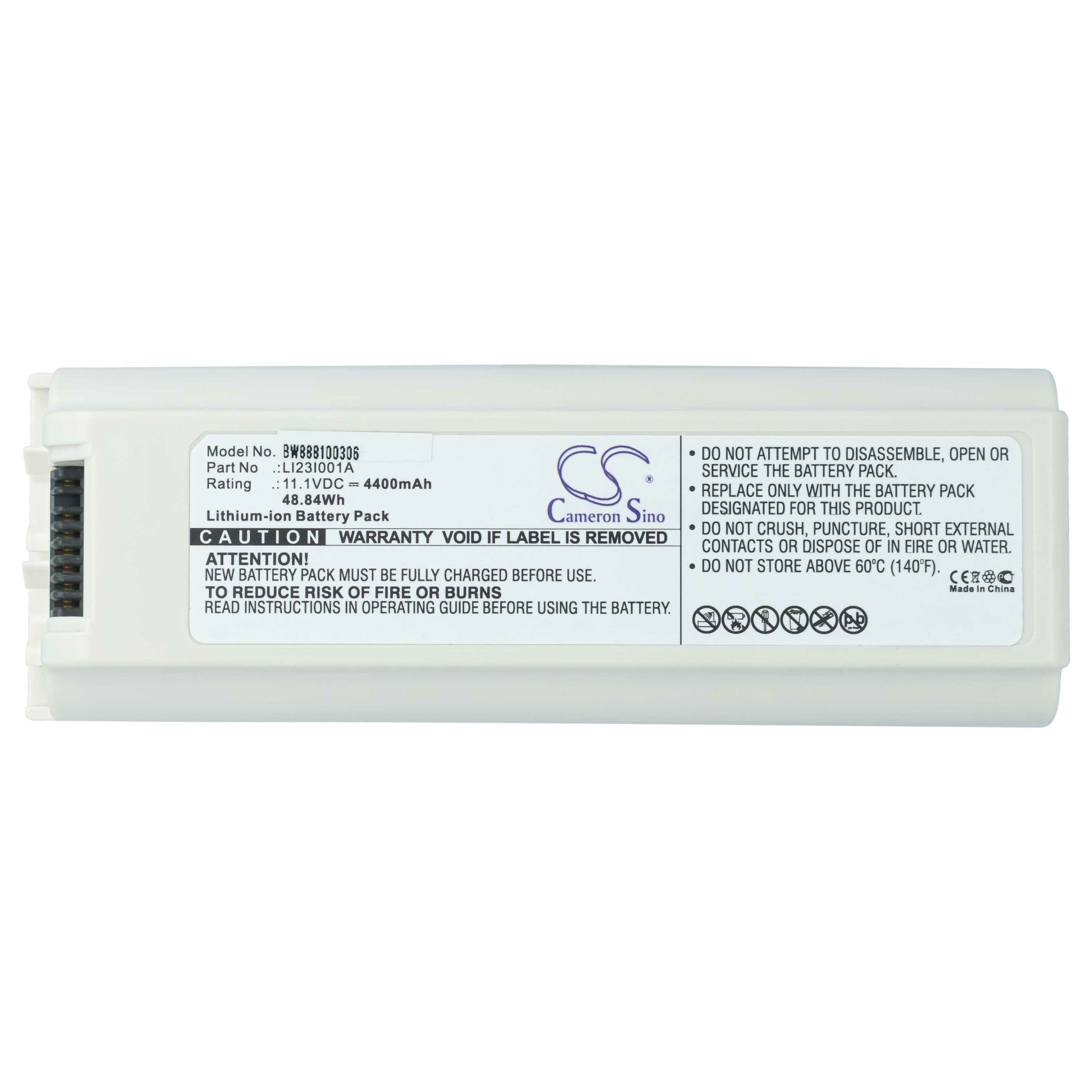 Bateria vhbw para equipamento médico Mindray LI23I001A, 2108-30-66176 4400 mAh 11.1 V - Image 3