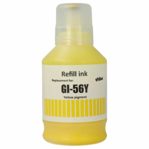 Tinta de Recarga Amarela vhbw para Canon GI-56Y, 4432C001 - Pigmentada, 135 ml