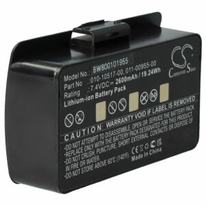 Bateria vhbw GPS para Garmin GPSMap 276, 276c, 296, 478 2600mAh